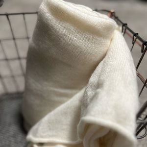 Oversized cashmere wrap.